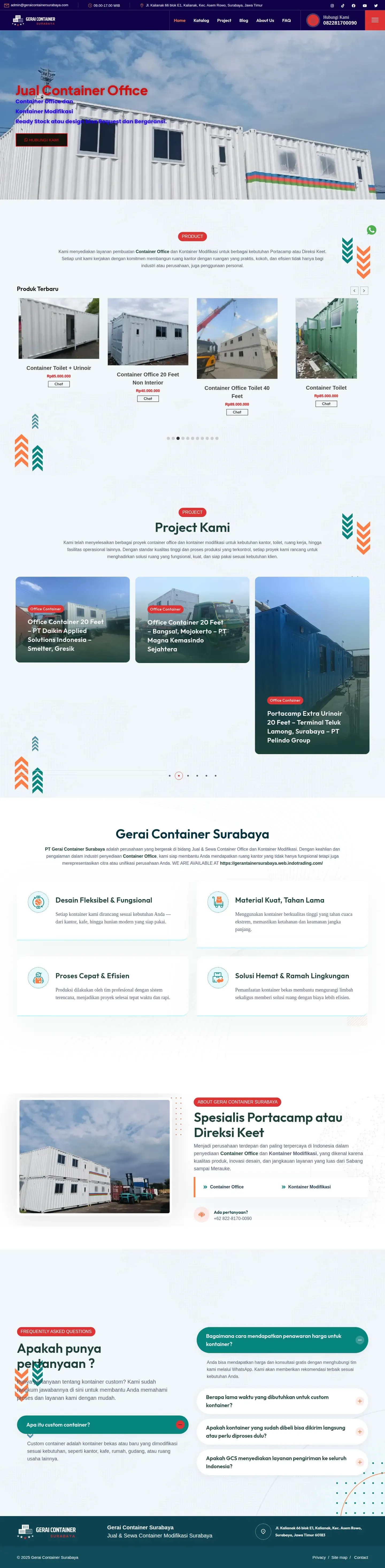 View full page: Gerai Container